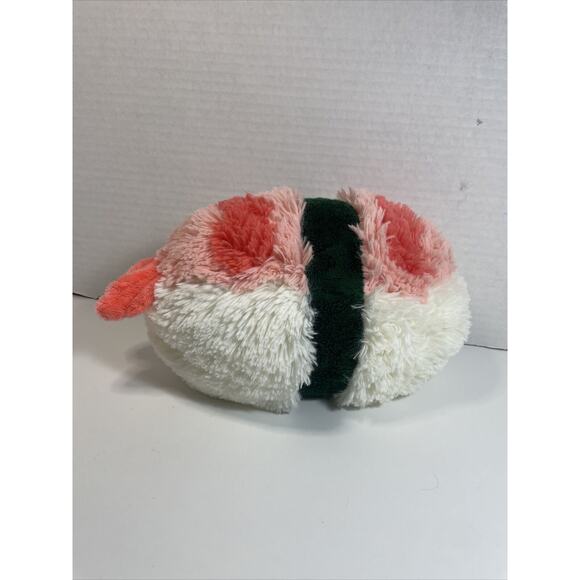 Squishable Mini Shrimp Sushi Plush Stuffed Food Smiley Furry Soft Rice Seaweed🍣 - Picture 2 of 12